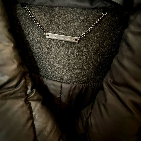 Elie Tahari Wool Blend Long Coat - Picture 2 of 8